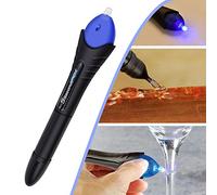Woopower colle activée en 5 secondes par les rayons ultraviolets, pâte à souder le verre liquide, outil de réparation rapide, stylo à lumière ultraviolette / colle de recharge en option