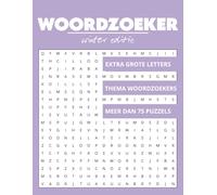 Woordzoeker Puzzelboek voor Volwassenen en Senioren: Meer dan 75 Winterse Puzzels met Grote Letters