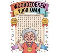 Woordzoeker Voor Oma: Boek Met Grote Letters Voor Volwassenen & Senioren