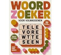 Woordzoeker Voor Volwassenen: Boek Met Grote Letters Voor Senioren