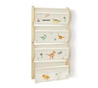 wooshwa Bibliothèque Enfant Etagere Rangement Livre Bibliotheque Enfant Murale Bois 81x43x8cm - Dinosaure