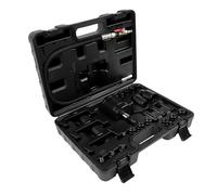 Woosphy Ensemble de 24 extracteurs pneumatiques et outils de démontage d'injecteurs par vibration. Compatible avec les outils de démontage d'injecteurs diesel.
