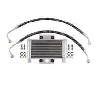 WOOSTAR 180ml-200ml Huile Refroidisseur Avec Fluide Tuyaux Lignes Kit Remplacement pour GY6 Moteur