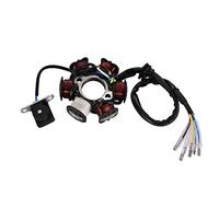 WOOSTAR 6 Bobine 5 Fils Magnéto Stator Remplacement pour GY6 Taotao 50cc 70cc 90cc 110cc 125cc Scooter Cyclomoteur Aller Kart ATV 4 Roues Dirt Pit Bike