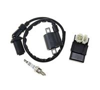 WOOSTAR 6 Pin Bobine D'allumage avec CDI avec A7TC Bougie D'allumage Remplacement pour GY6 50cc 150cc ATV Dirt Bike Scooter