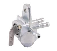 WOOSTAR 6MM Vanne de Carburant en Ligne Sélecteur de Coupure de Réservoir de Gaz Petcock 3 Voies Remplacement pour Dirt Pit Bike ATV 4 Roues Quad