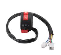 WOOSTAR 7/8" 22mm Guidon 3 Fonction Droit Commutateur de Démarrage Remplacement pour 50cc 70cc 90cc 110cc 125cc ATV Quad Pit Bike Buggy Go Kart