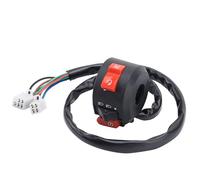 WOOSTAR 7/8" 22mm Guidon 9 Fil 3 Fonction Interrupteur Gauche Remplacement pour 50cc 70cc 90cc 110cc 125cc Scooter Moto