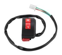 WOOSTAR 7/8" 22mm Guidon Droit Commutateur de démarrage Assemblée Remplacement pour Taotao Speedy 50 Pony 50 VIP 50 Jet 50 Powermax 150 4 roues 50cc 150cc QMB139 GY6 Scooter ATV Quad