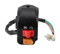 WOOSTAR 7/8" 22mm Guidon Droit Commutateur de Démarrage Remplacement pour Taotao Speedy 50 Pony 50 VIP 50 Jet 50 Powermax 150 50cc 150cc QMB139 GY6 Scooter