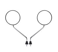 WOOSTAR 8mm Rétroviseurs Latéraux Ronds Remplacement pour 50cc 70cc 90cc 110cc 125cc 150cc 200cc 250cc ATV Quad Scooter Pit Dirt Bike Cyclomoteur Pack de 2