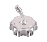 WOOSTAR CNC Gaz Réservoir D'essence Casquette Couverture Remplacement pour Taotao Roketa Apollo SSR 50cc 70cc 110cc 125cc 150cc ATV Dirt Bike Pit Bike Argent