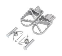 WOOSTAR Motocyclette 10mm Aluminium Repose-Pieds Remplacement pour 50cc 70cc 90cc 110cc 125cc Dirt Pit Bike