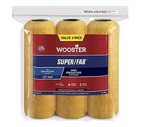 Wooster (Brosse R740-9 Super/Fab Roller, 1/5,1 cm Nap, 3-pack, 22,9 cm