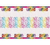 WOOTONG Nappe en Plastique Rainbow High (180x120cm)