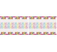 WOOTONG Nappe en Plastique Rainbow High (180x120cm) (Lot de 2)