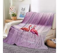 Woowin 3D Plaid Couverture Polaire en Flanelle Flamant Douce Chaude Microfibre ete Hiver Couverture 150x200 Rose Linge de lit Couvre-lit Couverture de cnapé pour Adultes Fille Garcon Enfant