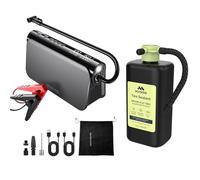 Woowind 3-en-1 Booster Batterie Voiture avec Gonfleur 150 PSI, Démarreur Voiture & Power Bank 65W - Booster Batterie 12V 16000 mAh pour Moteurs Essence 6.0L / Diesel 2.5L avec Lampe LED (V01 bundle)