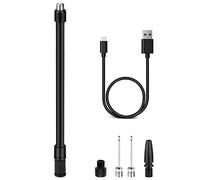 Woowind Adaptateur de Valve Presta et Schrader avec câble USB, pour Voiture, vélo, Ballon