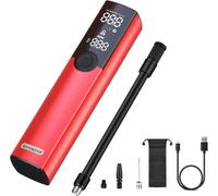 Woowind BP188 Pompe à Vélo 150PSI,Gonfleur Pneus Voiture,Compresseur Velo,Adaptée aux Valves Presta/Schrader,Portatif pour Vélo Route,VTT,Scooter