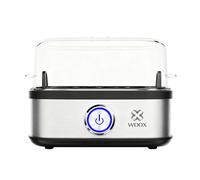 Woox Cuiseur à œufs électrique à cuisson rapide, capacité 6 œufs, œufs à la coque (doux, moyen, dur), cuiseur à œufs et omelette, arrêt automatique, sans BPA