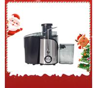 WOOX Extracteur de Jus 600 W avec centrifugeuse à large ouverture 7 cm en acier inoxydable et sans BPA - Noir