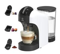 Woox Machine à Café à Capsules 3 en 1, 20 Bars, 1400W, Machine à Expresso Compacte pour Nespresso, Dolce Gusto, K-fee et Café Moulu, Réservoir 850ml, Arrêt Automatique