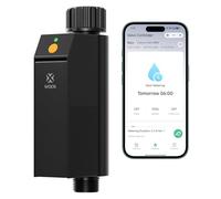 WOOX Ordinateur d'arrosage Intelligent Wi-FI - Pas de hub nécessaire - Minuterie d'arrosage 2,4 GHz - Application/Commande vocale - Étanche IP65 - Minuterie de Jardin Automatique avec Retard de