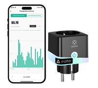 WOOX Prise connectée, WiFi, compatible Alexa, Google et Apple - Noir