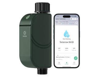 WOOX Programmateur d'arrosage WiFi Intelligent, sans Hub Requis