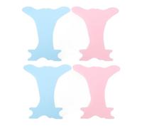 WOOXGEHM 4Pcs Pochoirs À Sourcils, Anti Déformation, Pochoir de Modèle de Sourcil Anti Fracture pour Dessiner Les Sourcils, Eyeliners, Lignes À Lèvres, Ombres À Paupières