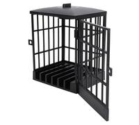 WOOXGEHM Boîte de Verrouillage de Prison pour Téléphone Portable, Prison pour Téléphone Portable avec Minuterie, Capacité de 6 Téléphones, Prison de Téléphone Portable Fantaisie (Tout Noir)