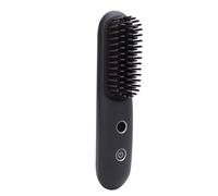 WOOXGEHM Brosse À Lisser Les Cheveux, Température Réglable, Peigne À Lisser Les Cheveux À Ions Négatifs, Peigne À Lisser Rechargeable À Double Usage pour Femmes