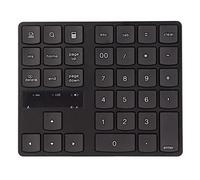 WOOXGEHM Clavier Numérique Sans Fil, Clavier Numérique Externe Sans Fil 34 Touches, Extension de Clavier Numérique Financier 2, 4 Ghz, Rechargeable, pour Ordinateurs Portables, Ordinateurs de Bureau