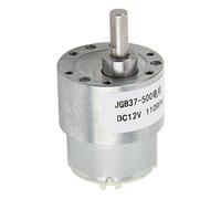 WOOXGEHM Moteur à Engrenage à Vis sans Fin, JGB37 500 DC 12V 110RPM Moteur à Engrenage à Vis sans Fin à Turbine à Verrouillage Automatique pour distributeurs Automatiques de Billets