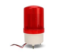 WOOXGEHM Stroboscope LED Rotatif, Stroboscope LED Industriel Rouge 120dB, Lumière D'alarme IP54, Lumière de Balise Rotative, Peut Être Utilisée à L'intérieur Ou à L'extérieur(12V)