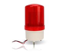 WOOXGEHM Stroboscope LED Rotatif, Stroboscope LED Industriel Rouge 120dB, Lumière D'alarme IP54, Lumière de Balise Rotative, Peut Être Utilisée à L'intérieur Ou à L'extérieur(220V)