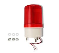 WOOXGEHM Stroboscope LED Rotatif, Stroboscope LED Industriel Rouge 120dB, Lumière D'alarme IP54, Lumière de Balise Rotative, Peut Être Utilisée à L'intérieur Ou à L'extérieur(24V)