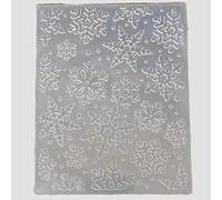 WooYangFun Classeur de gaufrage 3D texturé en forme de flocon de neige pour la fabrication de cartes, le scrapbooking, l'album photo, le papier, les loisirs créatifs, la décoration