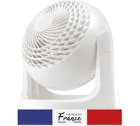Woozoo® by Ohyama, Ventilateur de bureau / de table puissant et silencieux, 31W, Made in France - PCF-HE18 - Blanc Blanc