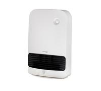 Iris Ohyama, Woozoo Chauffage d'appoint compact/Radiateur céramique mobile, Portée 90cm, 1500W, Détecteur de mouvement pour économies, Minuteur d'arrêt, Salle de bain, salon - JCH-15TD4 - Blanc