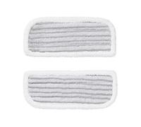 Woozoo, Set de 2 serpillères douces, Absorbe les liquides, Polyester/nylon, Lavable à la main, Pour Electric Mop IC-M01 - Soft Pad MC-S01 - Blanc
