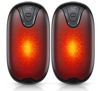 Wopigh 2 en 1 Chauffe-Mains, 6000 mAh Chaufferette Magnétique Rechargeable USB, Chauffe-Mains Portable avec 3 Modes Réglables, 3S Chauffage Rapide, Cadeau pour Reno, Golf, Camping, Randonnée