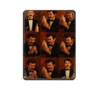 WOPIYNAG Poster en métal Guy Buffet The Making Of Perfect - Décoration murale - 30 x 40 cm