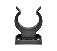 woplus ART1 Lot de 4 clips pour plinthes de cuisine - Supports de pieds de meubles de 30 mm de diamètre - Fixation invisible du cache de socle - Plastique solide noir - Accessoires de cuisine