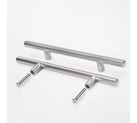 woplus Lot de 5 poignées de porte en acier inoxydable - Pour armoire, tiroir - Espacement des trous : 130 mm - En acier inoxydable