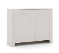 woplus Vento 2D - Buffet en cachemire - 103,5 cm - Commode Push to Open - Moderne - Hauteur : 83 cm - Pour salon, couloir