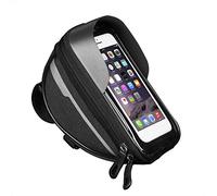 Wopohy Sacoche de Guidon de vélo Poche de Tube supérieur de vélo étanche Poche de Cadre Support de téléphone Portable Support de téléphone Portable pour Accessoires de vélo de vélo de Montagne
