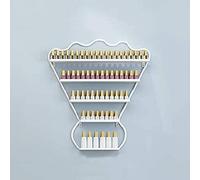 WOPOO Présentoir Mural en métal pour Vernis à Ongles, Rouge à lèvres, Parfum, Huile Essentielle, Vernis à Ongles, étagère à 5 Couches, Convient pour Les Salons de beauté, Les Salons de manucure