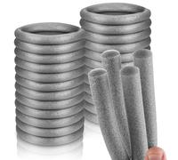 WOPPLXY Lot de 2 Fond de Joint Rond, Ø16mm x 10m Joint Rond Cordon, Joints d'Étanchéité en PE pour Remplissage de Béton (Total 20m)